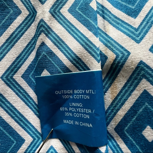 Michael Kors Turquoise Canvas Tote Bag - Picture 13 of 16